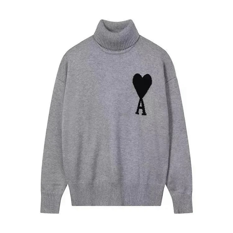 Fashionable love turtleneck sweater