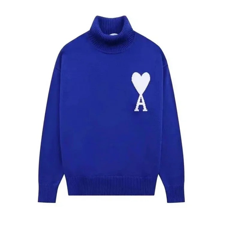Fashionable love turtleneck sweater