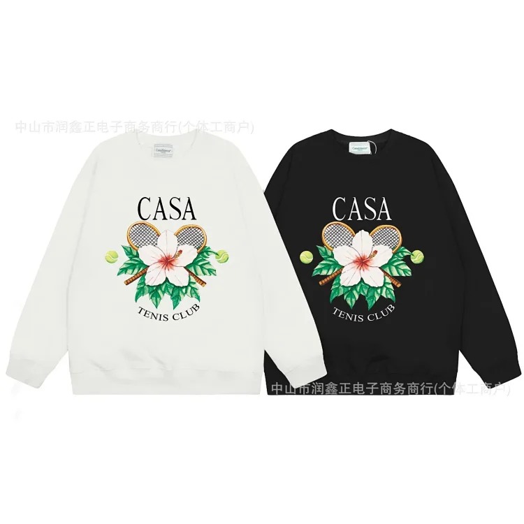 2024 new autumn and winter sweatshirt printed pure cotton loose sweatshirt-CY