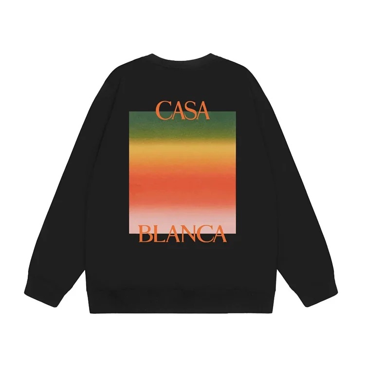 2024 new autumn and winter sweatshirt printed pure cotton loose sweatshirt-CY image 2