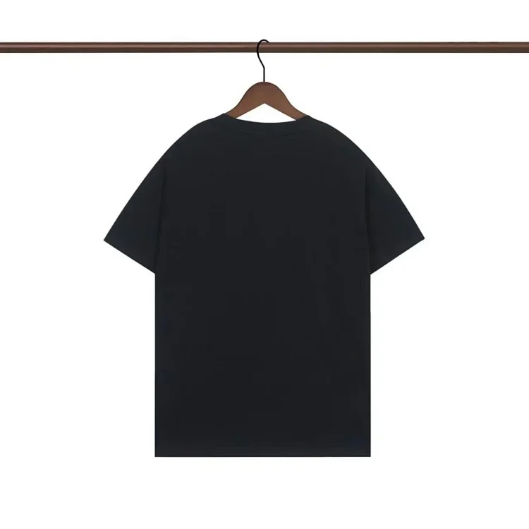 New full-print embroidered short-sleeved men's and women's T-shirts for couples - CY