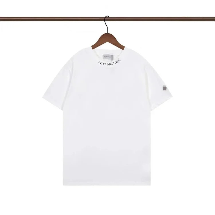 New full-print embroidered short-sleeved men's and women's T-shirts for couples - CY
