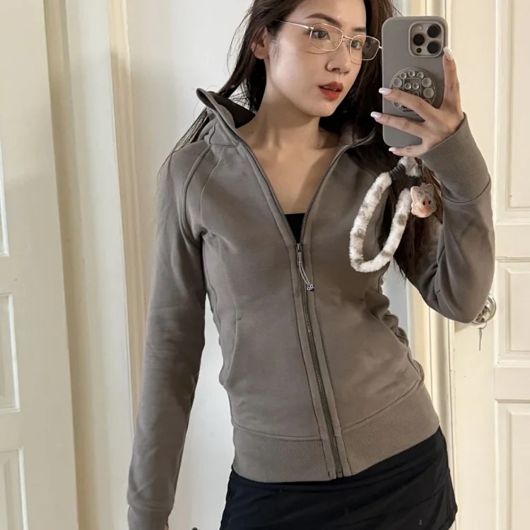 Trendy simple and versatile hoodie 68-Ah image 11