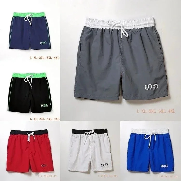 Summer casual fitness running shorts men's foreign trade original single sports loose breathable quick-drying four-quarter pants-CY