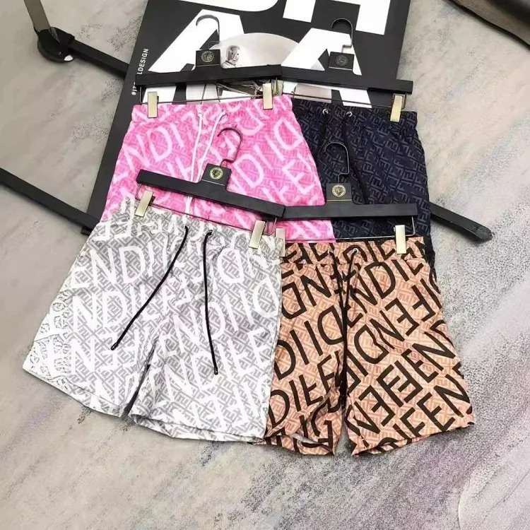 New foreign trade beach pants all-over printed shorts casual for men and women couples thin-CY