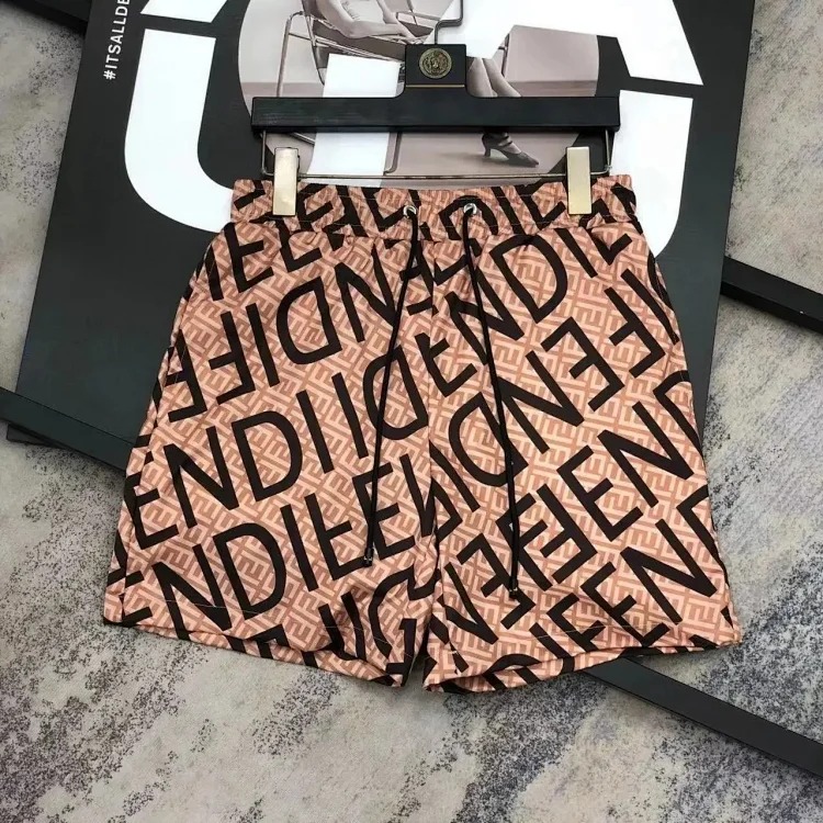 New foreign trade beach pants all-over printed shorts casual for men and women couples thin-CY image 3