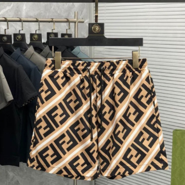 New foreign trade beach pants all-over printed shorts casual for men and women couples thin-CY image 6